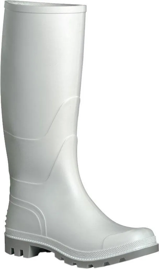 Stivale in pvc bianco mod. ginocchio n  46