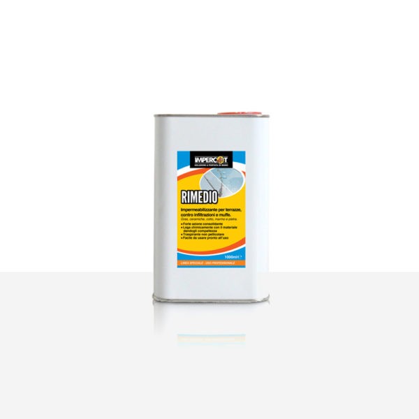 Rimedio impermeabilizzante per terrazze  contro infiltrazioni e muffe 1l impercot