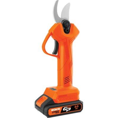 Forbice pota batteria gp20v 624510 wokin volt 20x2 ah 2,0 mm 0-30 brushless + valigia