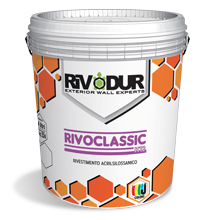 Pittura di rivestimento acrilsilossanico rivoclassic k 12 bianco 24 kg