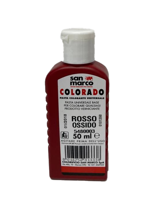 Colorado pasta colorante rosso ossido lt 0,050