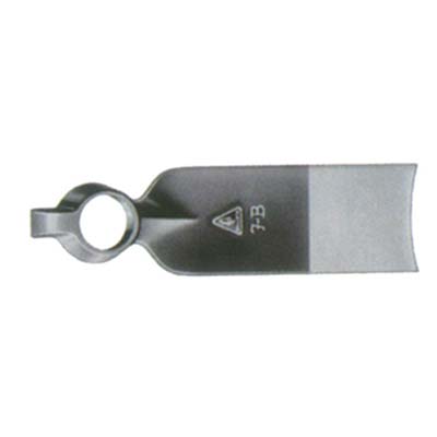 Zappa occhio tondo 7a bellota acciaio forgiato gr 325 mm 50x140 sm.mm 32