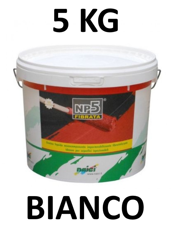 Guaina liquida colorata np5 5kg bianca