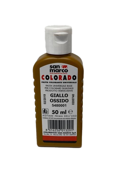 Colorado pasta colorante giallo ossido lt 0,050