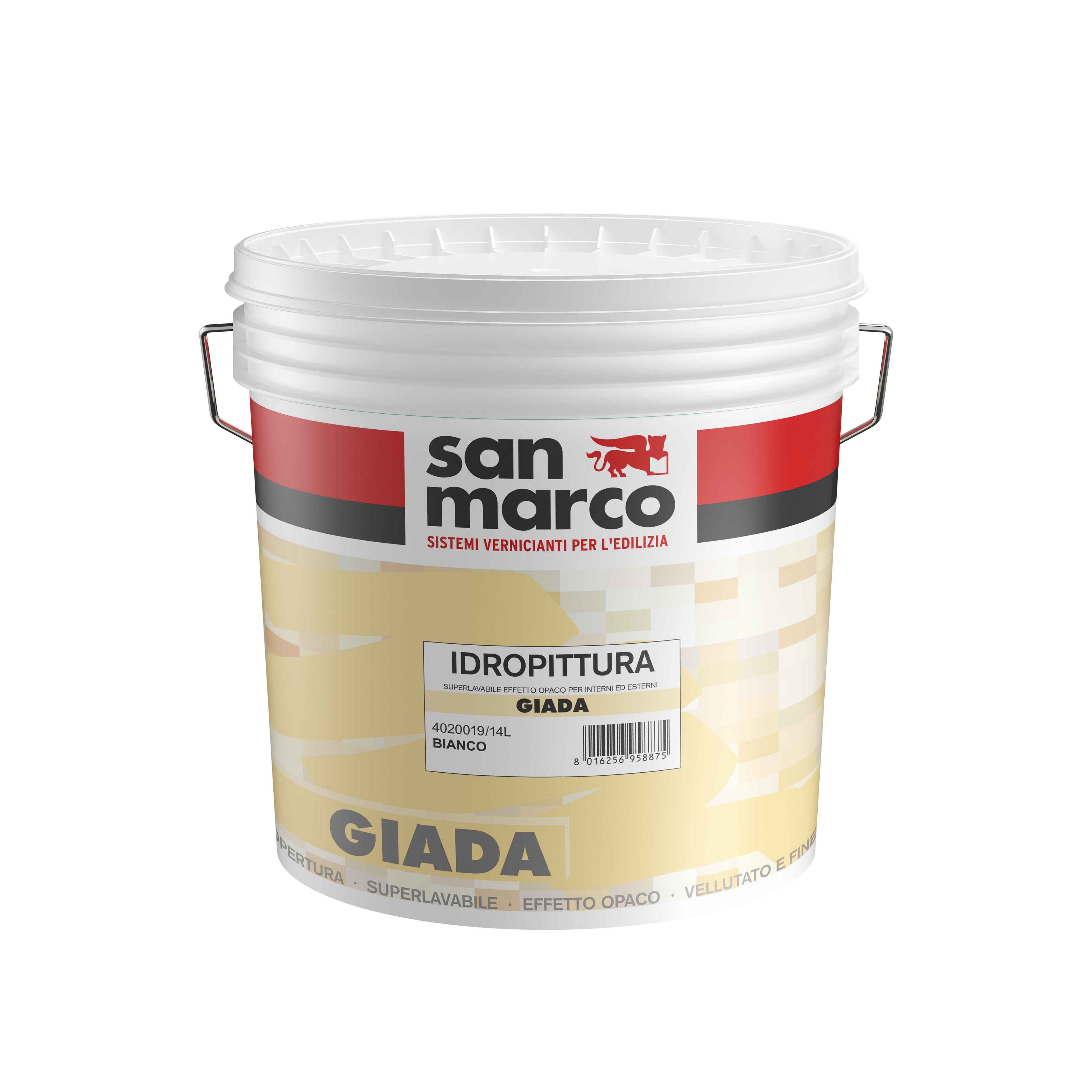 Giada superlavabile effetto opaco bianca lt 1