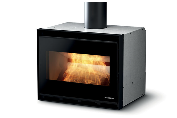 Ecopalex gtm70 5 stelle con ventilazione e canalizzazione camino a legna