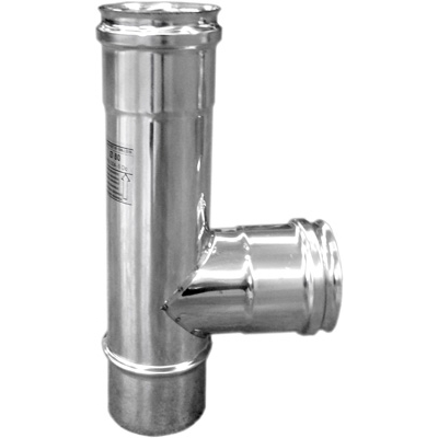 Tee acciaio 90&deg; per canne fumarie ffm diam. 200