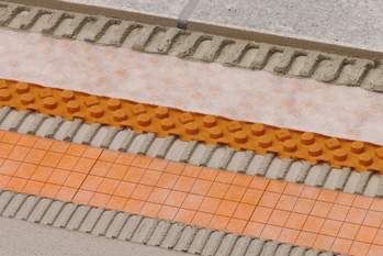 Ditra Drain Guaina In Polietilene larghezza 1 mt e lunghezza a taglio