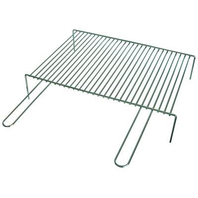 Graticola barbecue a barre singola fd acciaio cromato manici 2 cm 50x35