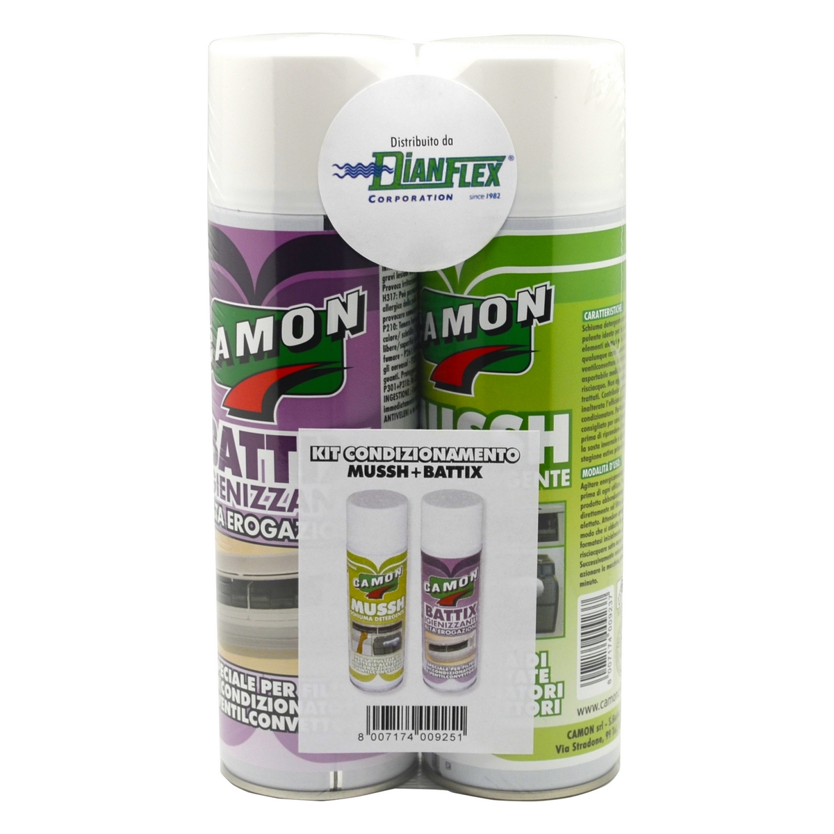 Kit condizionamento mussh + battix 500 ml