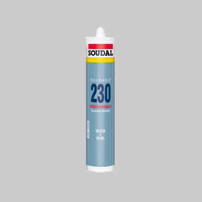 Silicone neutro per specchi soudal 310 ml - trasparente