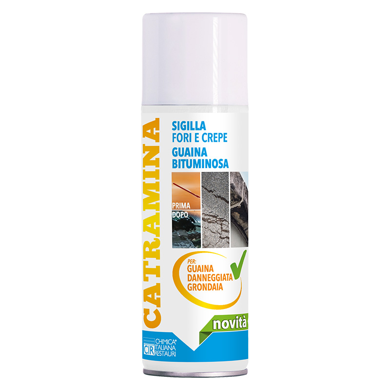 Catramina sigillante impermeabilizzante bituminoso a base solvente ml.400 spray