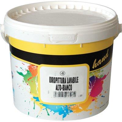 Idropittura lavabile alto bianco hand bianco lt  4