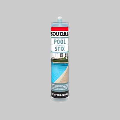 Adesivo sigillante pool stix soudal 290 ml - blu chiaro