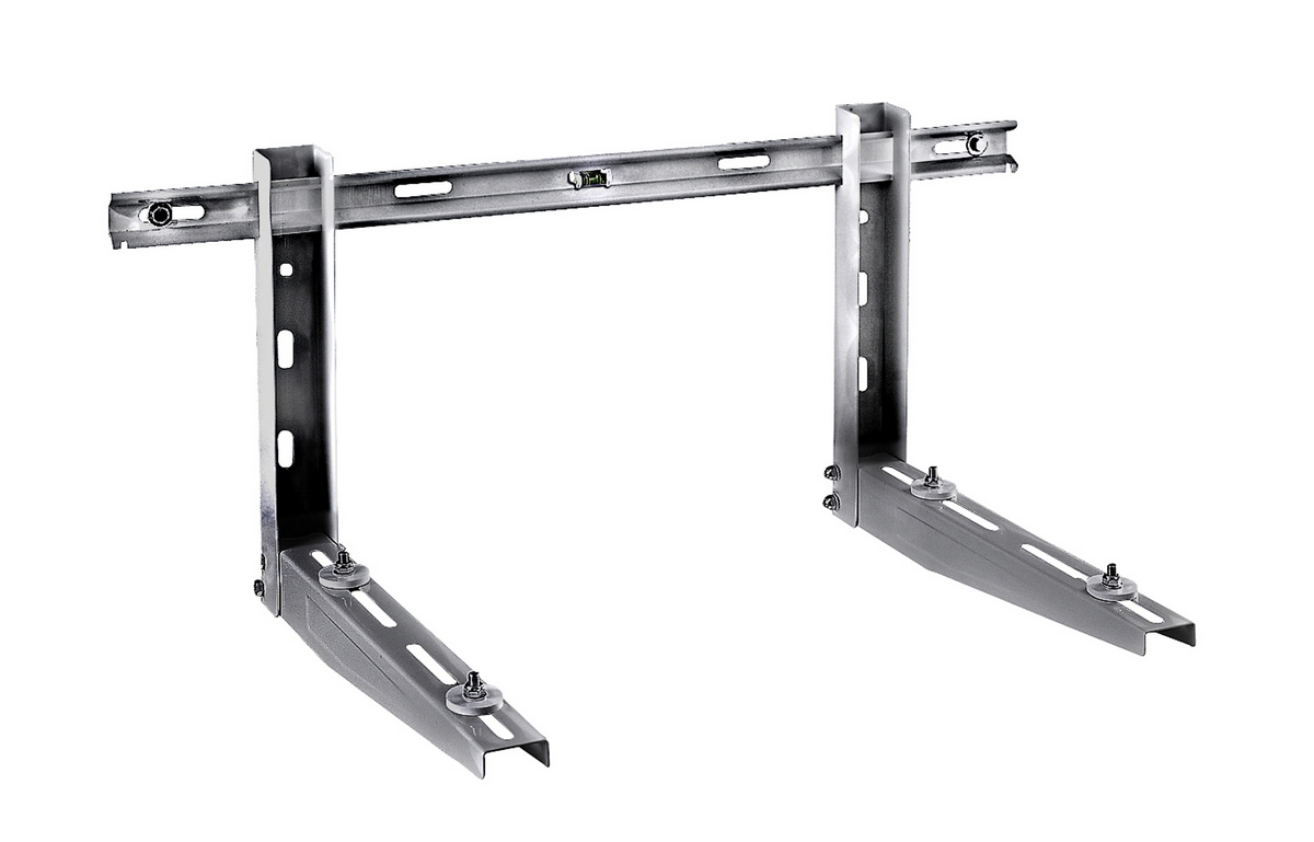 Staffe per climatizzatori regolabili in accaio portata 150 kg