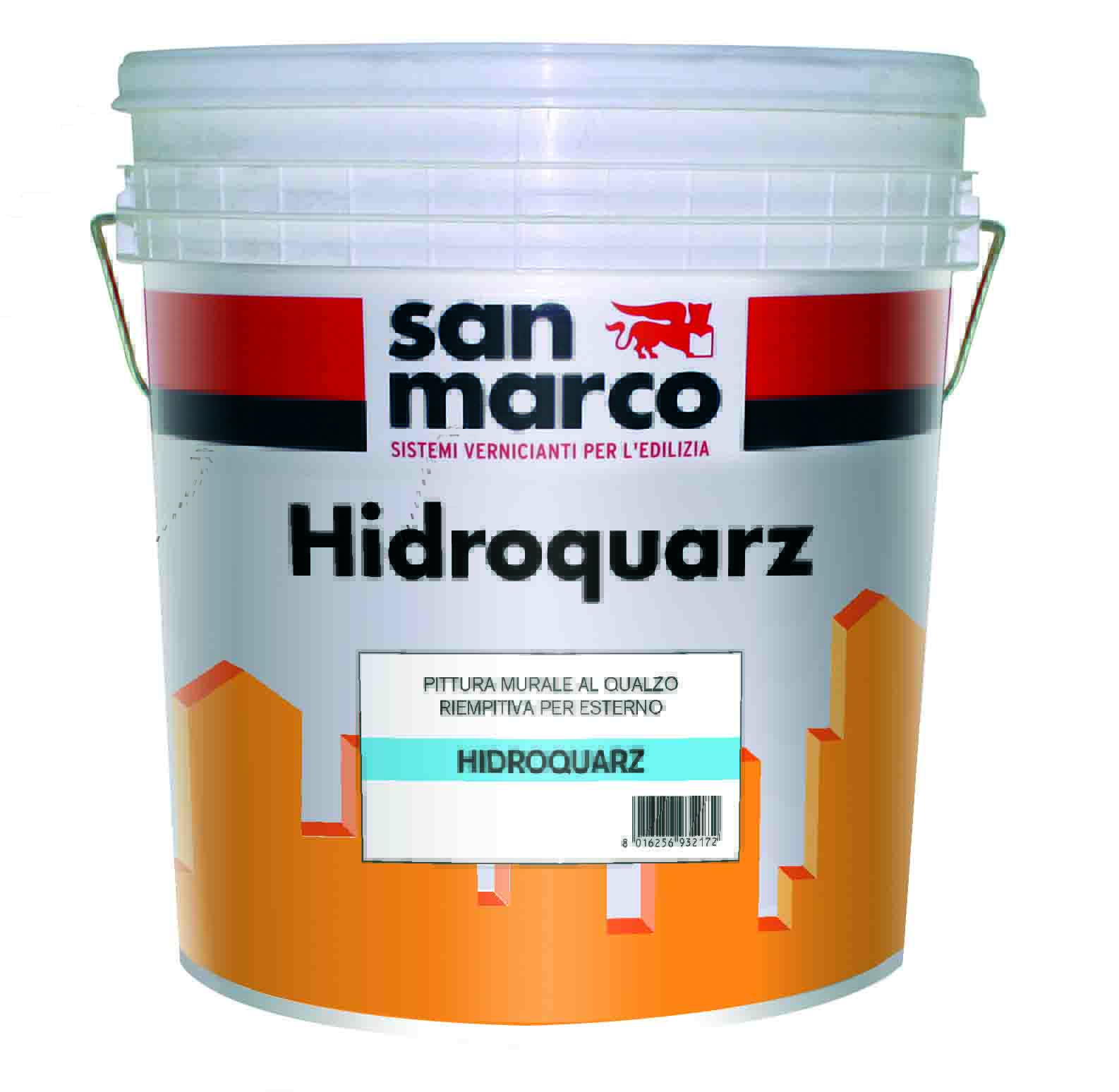 Pittura al quarzo per esterni hidroquarz bianco kg 1
