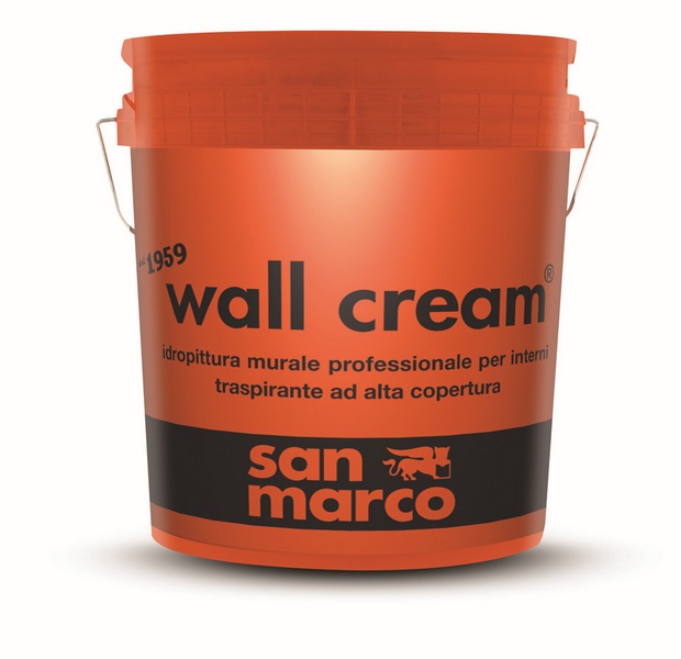 Wall cream idropittura traspirante alta copertura bianca lt 2,5