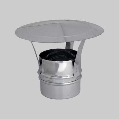 Fumaiolo tondo a cappello cinese diametro 110 mm
