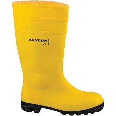 Stivale pvc antinfortunio work-its dunlop giallo s5 43