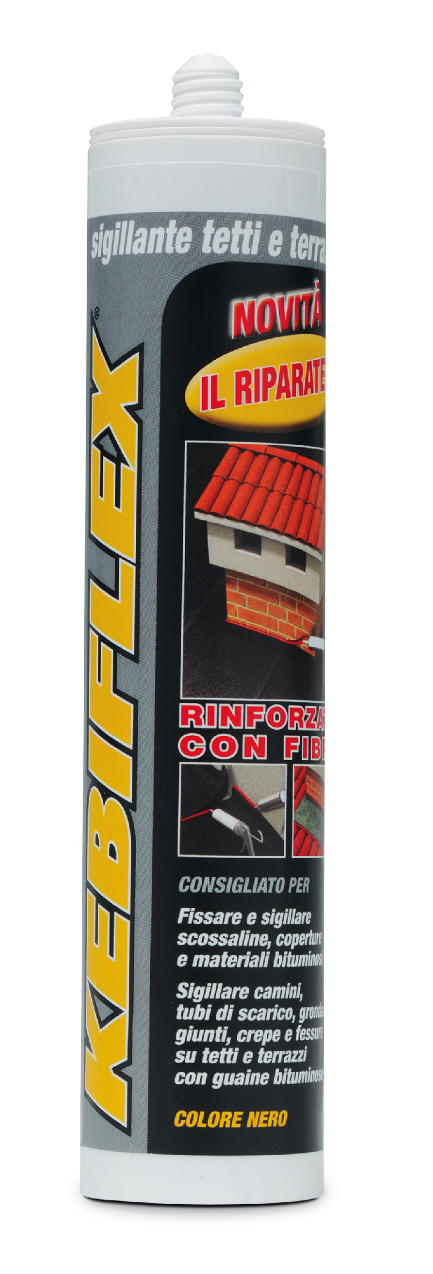 Kebiflex adesivo sigillante per tetti e terrazzi nero 310 ml
