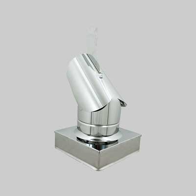 Fumaiolo quadro a gallo 270x270 mm