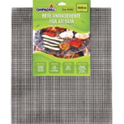Rete antiaderente graticola barbecue ompagrill cm 42x36 conf. da 3pz