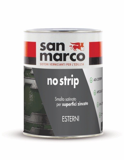 No-strip smalto per superfici zincate ardesia lt 0,75