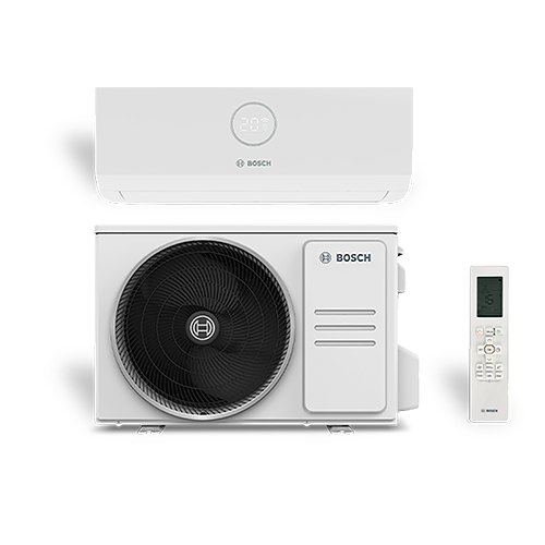 Set condizionatore unit&agrave; interna e esterna 18000btu a++/a+ bosch clim 3000i r32