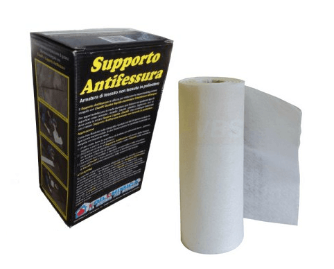 Supporto antifessura elastik h.0,25 mt x 10 mt tnt in poliestere da 150 g/m2