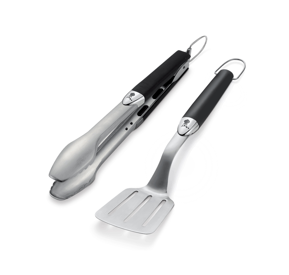 Set di 2 utensili premium weber in acciaio inox modello piccolo