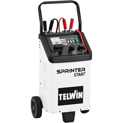 Caricabatteria sprinter 3000s telwin start volt 12/24 ah 20/300/700