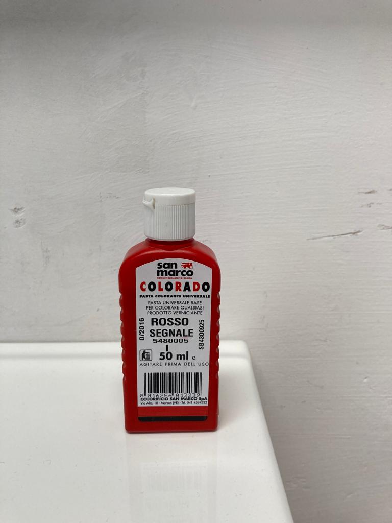 Colorado pasta colorante rosso segnale lt 0,05
