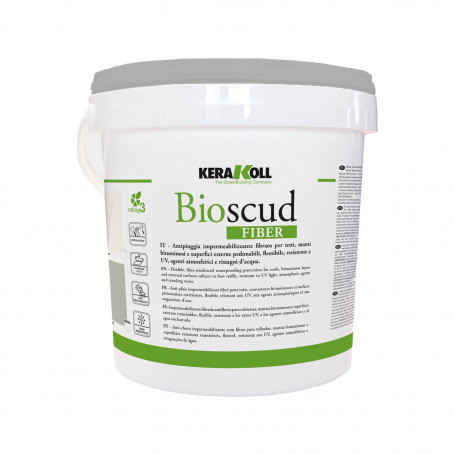 Antipioggia impermeabilizzante fibrato bioscud fiber bianco 5 kg