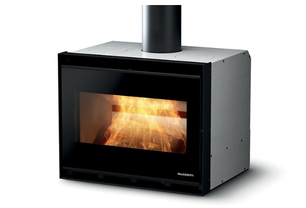 Ecopalex gtm90  5 stelle con ventilazione e canalizzazione camino a legna