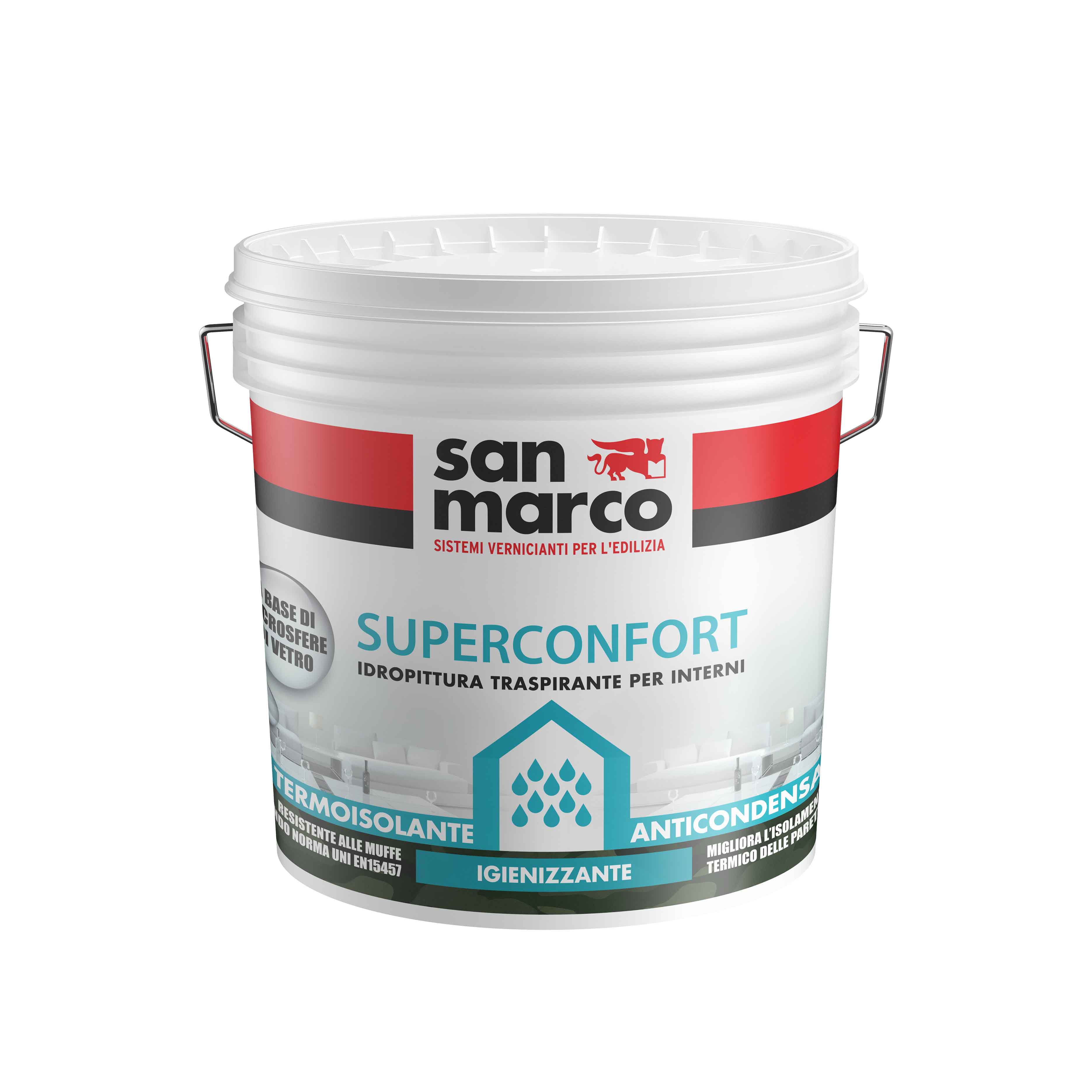Pittura superconfort anticondensa termoisolante b.co lt.1