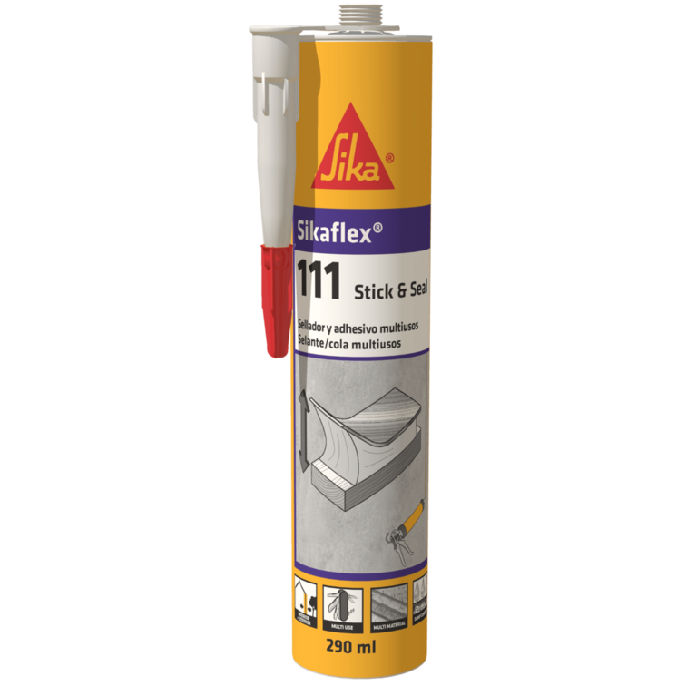 Adesivo Sikaflex-111 Stick&amp;Seal b. cartuccia 290 ml