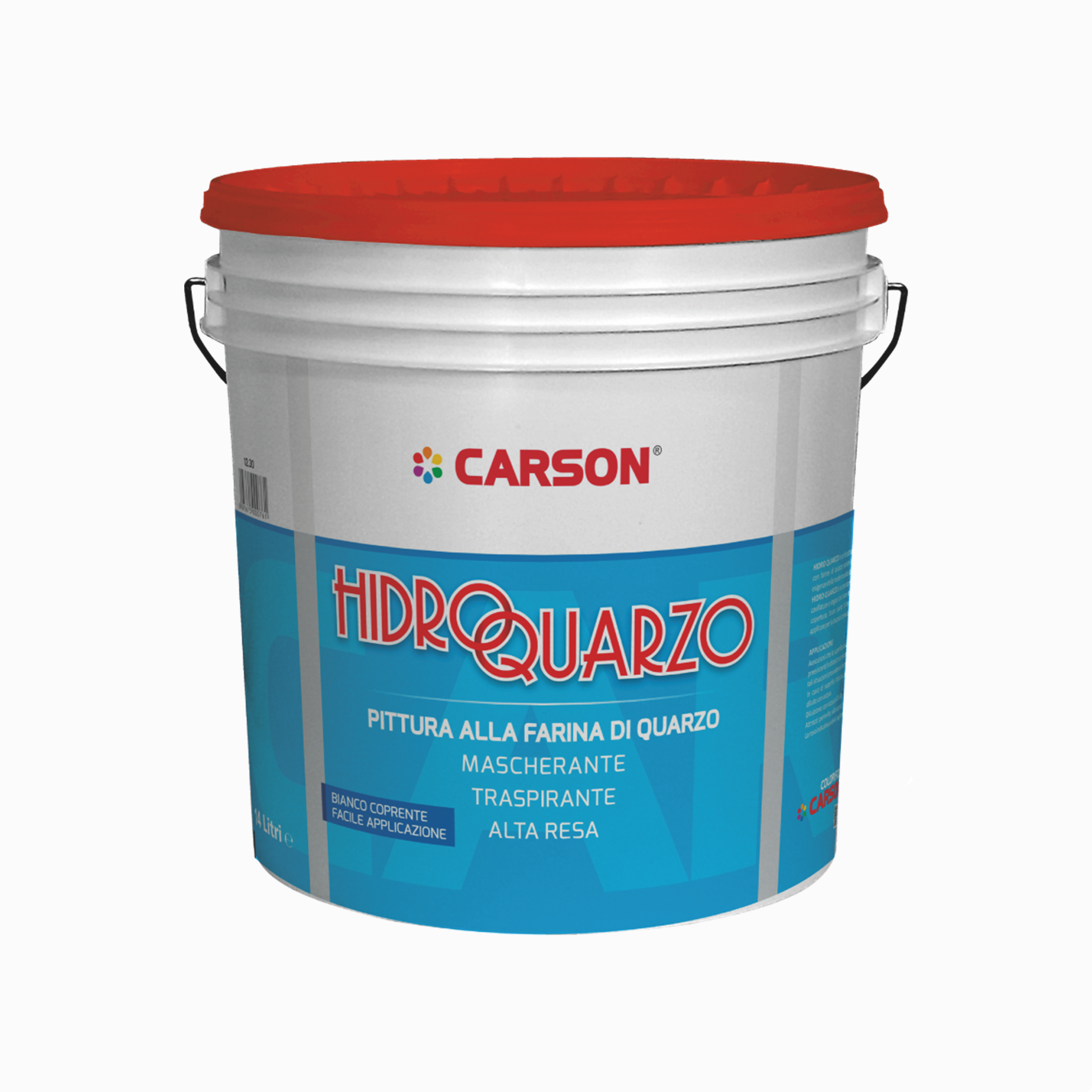 Hidro quarzo 14 litri pittura quarzo traspirante bianca opaca interni/esterni