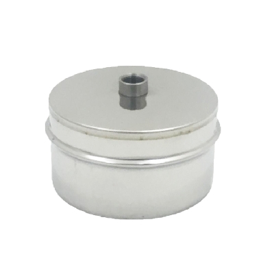 Tappo chiusura in acciaio maschio con spurgo diam. 250