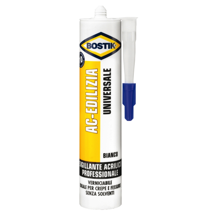 Bostik sigillante acrilico professionale bianco ml 300