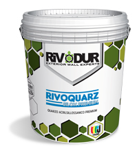 Pittura acrilsilossanico rivoquarz silox lt.14 bianco