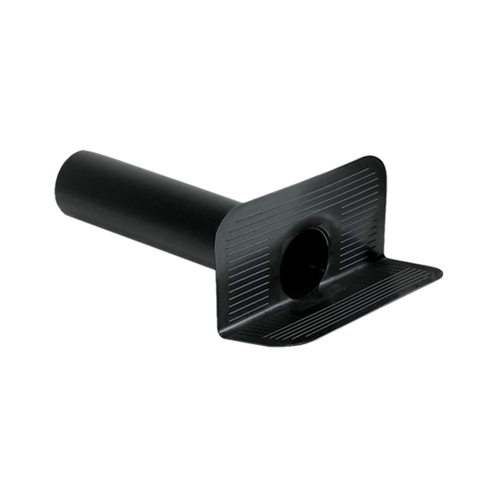 Bocchettone di Scarico DM 80 angolare tondo ( Lung. 63 Larg. 32 Alt. 18 cm)