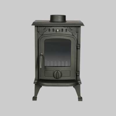 Stufa a legna in ghisa vesuvio ideal star 438x324x609 mm