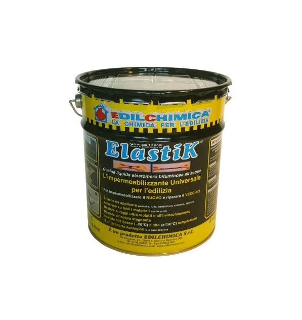 Elastik latta da 5 kg guaina liquida elastomero bituminosa all&rsquo;acqua