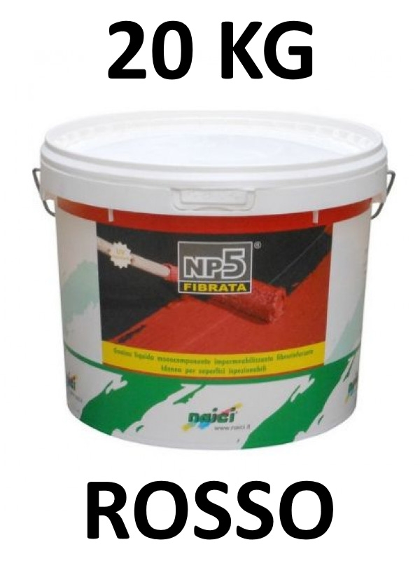 Guaina liquida colorata np5 20kg rossa