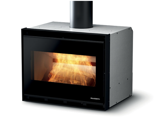 Inserto ecopalex gtm80 vi p  5 stelle a legna con ventilazione-canalizzazione