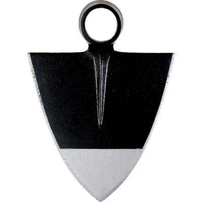 Zappa romana occhio tondo 012 orsatti acciaio forgiato gr  400 mm 150x150 sm.mm 32