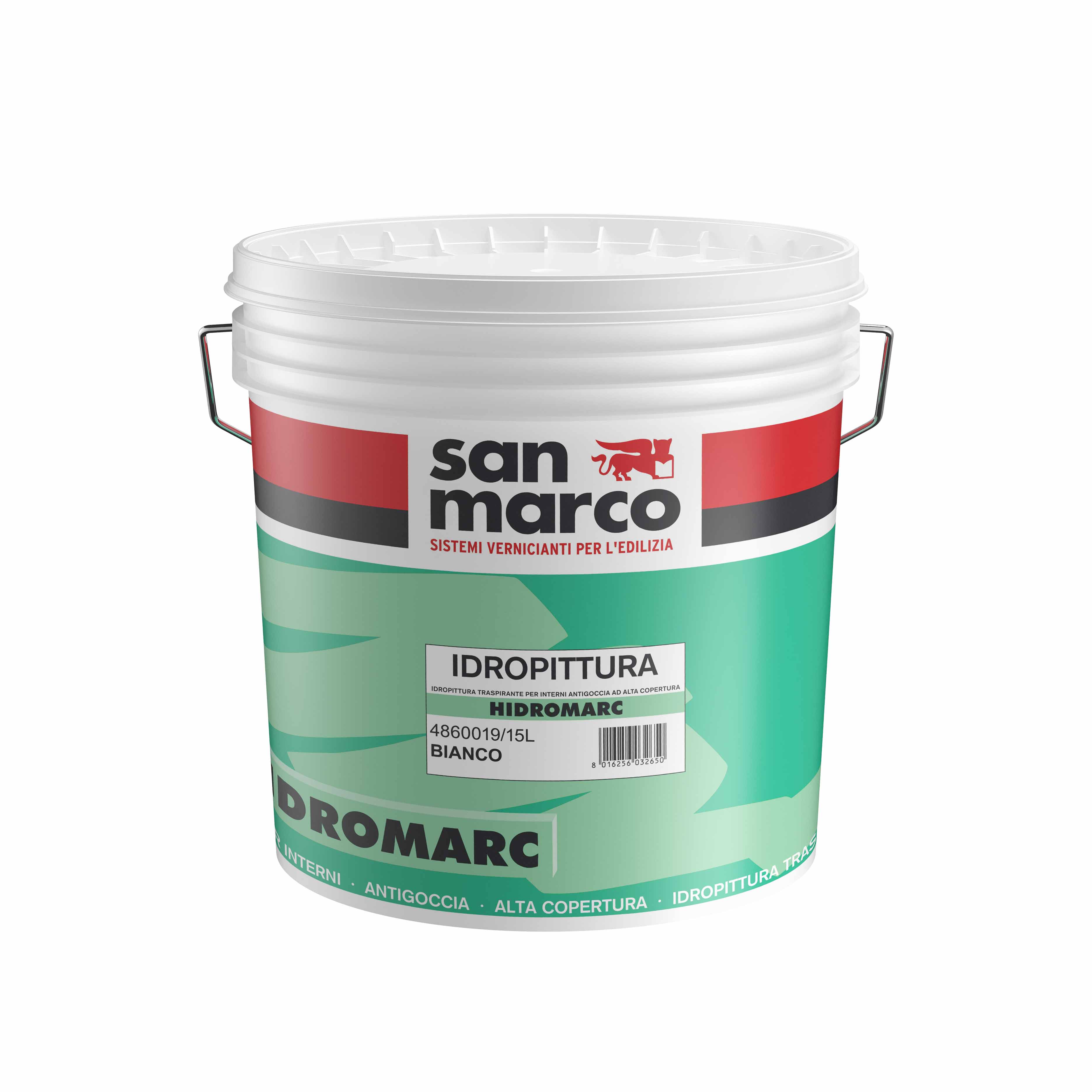 Hidromarc traspirante per interni bianca lt 5