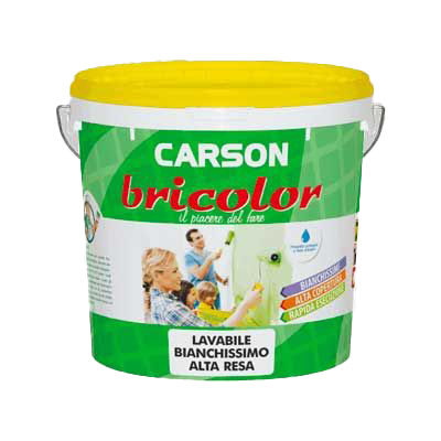 Idropittura lavabile bianchissimo bricolor 14 lt