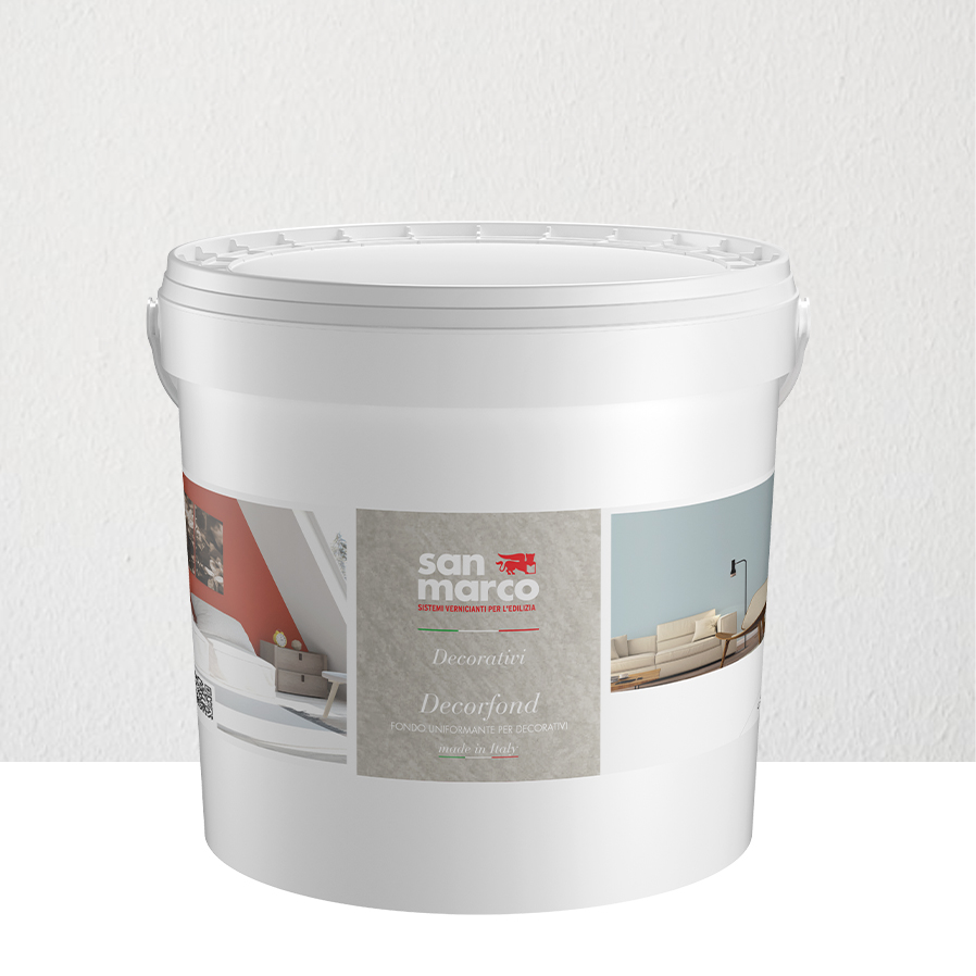 Decorfond fondo uniformante lt 4 superlavabile bianco