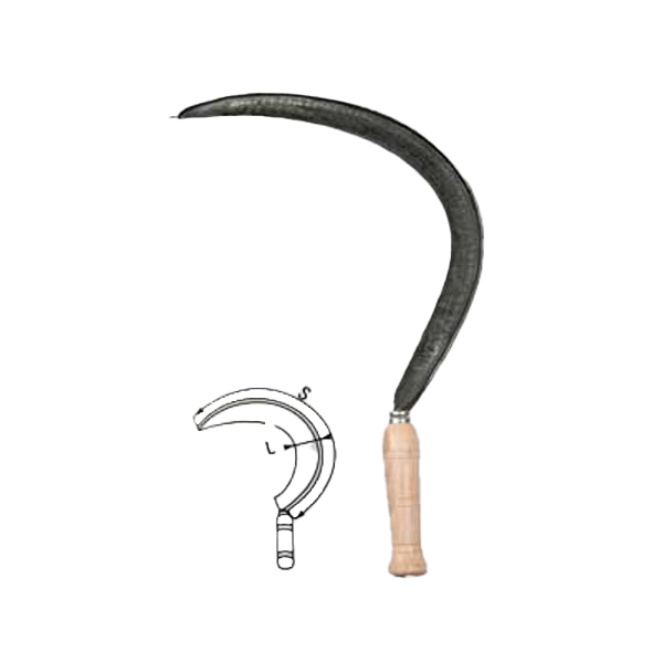 Falciola liscia falci n  4/0 (s360/l26 mm)